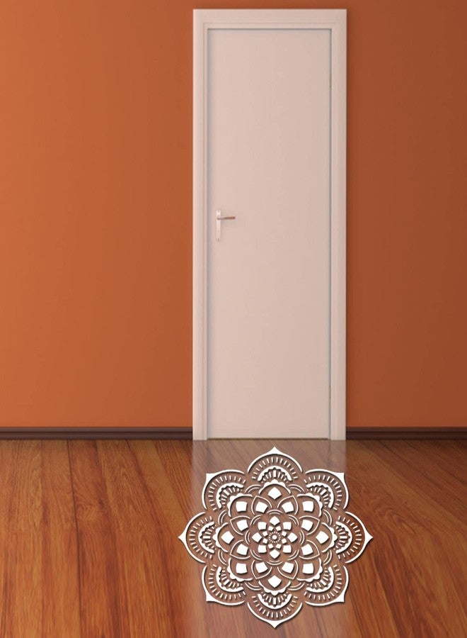ARandNJ Stencils for Wall Painting Pack of 1 (Size:- 16X24 Inch) Pattern Theme - Mandala DIY Reusable Design Suitable for Home Wall Decor - Image 3